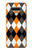 S3421 Black Orange White Argyle Plaid Case Cover Custodia per LG Stylo 6