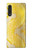 S2713 Yellow Snake Skin Graphic Printed Case Cover Custodia per LG Velvet