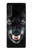 S2823 Black Wolf Blue Eyes Face Case Cover Custodia per LG Velvet
