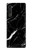S2895 Black Marble Graphic Printed Case Cover Custodia per LG Velvet