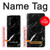 S2895 Black Marble Graphic Printed Case Cover Custodia per LG Velvet