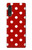 S2951 Red Polka Dots Case Cover Custodia per LG Velvet