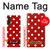 S2951 Red Polka Dots Case Cover Custodia per LG Velvet