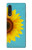 S3039 Vintage Sunflower Blue Case Cover Custodia per LG Velvet