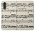 S3082 Music Sheet Case Cover Custodia per LG Velvet