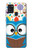 S2521 Cute Nerd Owl Cartoon Case Cover Custodia per Samsung Galaxy A21s