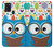 S2521 Cute Nerd Owl Cartoon Case Cover Custodia per Samsung Galaxy A21s