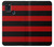 S2638 Black and Red Striped Case Cover Custodia per Samsung Galaxy A21s