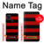 S2638 Black and Red Striped Case Cover Custodia per Samsung Galaxy A21s