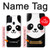 S2662 Cute Panda Cartoon Case Cover Custodia per Samsung Galaxy A21s