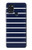 S2767 Navy White Striped Case Cover Custodia per Samsung Galaxy A21s