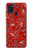 S3354 Red Classic Bandana Case Cover Custodia per Samsung Galaxy A21s