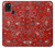 S3354 Red Classic Bandana Case Cover Custodia per Samsung Galaxy A21s