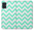 S1723 Mint Chevron Zigzag Case Cover Custodia per Samsung Galaxy A51 5G