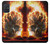 S0863 Hell Fire Skull Case Cover Custodia per Samsung Galaxy A71 5G