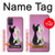 S1832 Love Cat Case Cover Custodia per Samsung Galaxy A71 5G [solo per A71 5G. NON per A71]