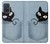 S2641 Pocket Black Cat Case Cover Custodia per Samsung Galaxy A71 5G