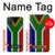 S3464 South Africa Flag Case Cover Custodia per Samsung Galaxy A71 5G [solo per A71 5G. NON per A71]