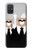 S3557 Bear in Black Suit Case Cover Custodia per Samsung Galaxy A71 5G