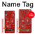 S3354 Red Classic Bandana Case Cover Custodia per Sony Xperia L3