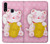 S3025 Pink Maneki Neko Lucky Cat Case Cover Custodia per Samsung Galaxy A20s