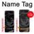 S1598 Black Rose Case Cover Custodia per Samsung Galaxy Z Flip 5G