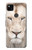S2399 White Lion Face Case Cover Custodia per Google Pixel 4a