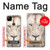 S2399 White Lion Face Case Cover Custodia per Google Pixel 4a