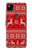 S2835 Christmas Reindeer Knitted Pattern Case Cover Custodia per Google Pixel 4a
