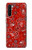 S3354 Red Classic Bandana Case Cover Custodia per OnePlus Nord