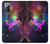 S2486 Rainbow Unicorn Nebula Space Case Cover Custodia per Samsung Galaxy Note 20
