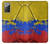 S3306 Colombia Flag Vintage Football Graphic Case Cover Custodia per Samsung Galaxy Note 20