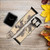 CA0038 Antique Dragon Leather & Silicone Smart Watch Band Strap For Apple Watch iWatch