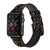 CA0068 Snake Skin Leather & Silicone Smart Watch Band Strap For Apple Watch iWatch