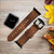 CA0069 Snake Skin Leather & Silicone Smart Watch Band Strap For Apple Watch iWatch