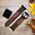 CA0106 Taoism Yin Yang Leather & Silicone Smart Watch Band Strap For Apple Watch iWatch