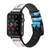 CA0137 Beauty of Venice Italy Leather & Silicone Smart Watch Band Strap For Apple Watch iWatch