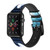 CA0153 Unicorn Horse Leather & Silicone Smart Watch Band Strap For Apple Watch iWatch