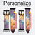 CA0217 Nebula Rainbow Space Cinturino in pelle e silicone Smartwatch per Apple Watch iWatch