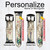 CA0226 Peacock Painting Cinturino in pelle e silicone Smartwatch per Apple Watch iWatch