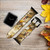 CA0238 French Country Chicken Leather & Silicone Smart Watch Band Strap For Apple Watch iWatch