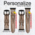 CA0239 Goat Wood Graphic Printed Cinturino in pelle e silicone Smartwatch per Apple Watch iWatch