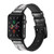 CA0319 Biohazards Biological Hazard Leather & Silicone Smart Watch Band Strap For Apple Watch iWatch