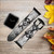 CA0319 Biohazards Biological Hazard Leather & Silicone Smart Watch Band Strap For Apple Watch iWatch