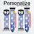 CA0337 Star Pattern Cinturino in pelle e silicone Smartwatch per Apple Watch iWatch