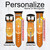 CA0339 Orange Fruit Cinturino in pelle e silicone Smartwatch per Apple Watch iWatch