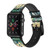 CA0345 Hokusai Kirifuri Waterfall at Kurokami Leather & Silicone Smart Watch Band Strap For Apple Watch iWatch