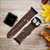 CA0503 Chocolate Ice Cream Bar Leather & Silicone Smart Watch Band Strap For Apple Watch iWatch