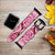 CA0519 Pink Rose Leather & Silicone Smart Watch Band Strap For Apple Watch iWatch