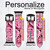 CA0519 Pink Rose Cinturino in pelle e silicone Smartwatch per Apple Watch iWatch